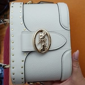 Coach Georgie Crossbody Leather Purse Vanity Case 